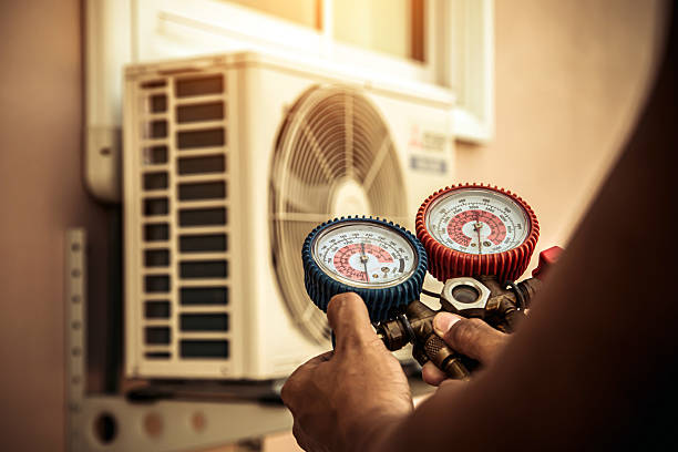 Professional Furnace Repair technician working in Fishers Hill, VA